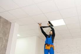 Ceiling tile installation